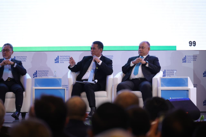 Mentan Amran Paparkan Strategi Swasembada Pangan di Indonesia Economic Outlook 2026